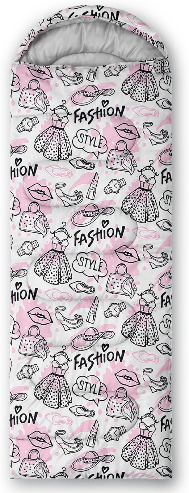 QOOMO Camping Sleeping Bags,3 Season Warm & Cool Weather,Lightweight,Waterproof Sleeping Bags for Adults & Kids,Traveling,and Outdoors,Camping Gear Equipment