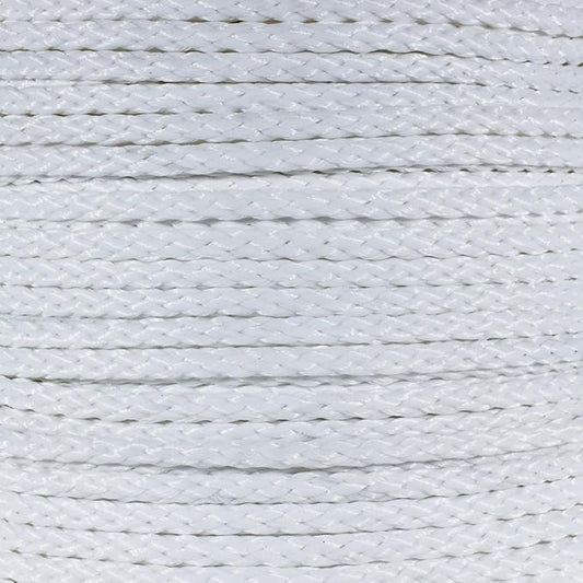 Hollow Braid Polypropylene Rope (1/2 Inch, 500 Feet, White) - Barrier Rope - Trail Marking, Crowd Control, Golf Courses