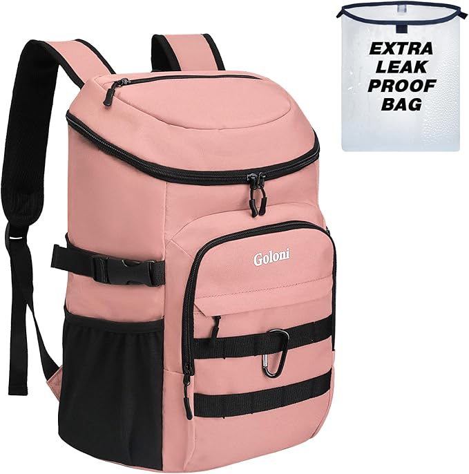 Cooler Backpack Insulated Leak Proof,Small Soft Coolers Bag for Men and Women Camping,Travel,Beach,Hiking,Picnic