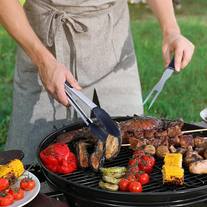 Griddle Accessories Kit for Blackstone and Camp Chef,Extra Thickened Stainless Steel Grill Accessories Set，Grill Tools Set with Enlarged Grill Spatula, Griddle Cover Salt and Pepper Shakers (23PCS)