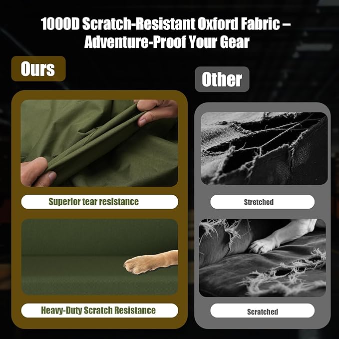 Double-Layer Inflatable Couch with Built-in Pump - Automatic Air Sofa Chair, Super Tough & Tear-Resistant Fabric for Camping, Outdoor, Travel, Home Use (Portable Luxury Comfort)