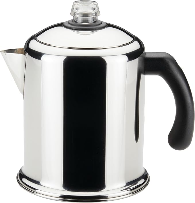 Farberware Classic Yosemite Stainless Steel Coffee Percolator - 8 Cup, Silver