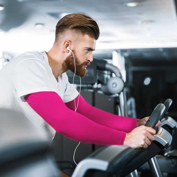 GOUNOD Sun Protection Cooling Arm Sleeves with Thumb Holes - Gardening Outdoors Sports Workouts Sunscreen Arm Sleeves