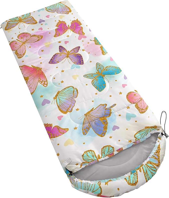 Axolotl Blue Gamepad Sleeping Bag,Waterproof Lightweight Gaming Sleeping Bag Game Console Camping Bag for Boys Teens,Warm and Cool Weather Green Portable Sleeping Bag for Camping Outdoor Indoor