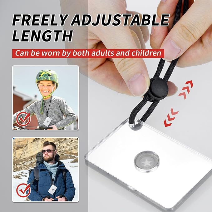 Signal Mirror Survival Reflective Mirror, Limcox Survival Reflective Mirror Lanyard Compass Whistle Outdoor Emergency Rescue Reflective Signal Star Flash Tool PFD Rescue Mirror