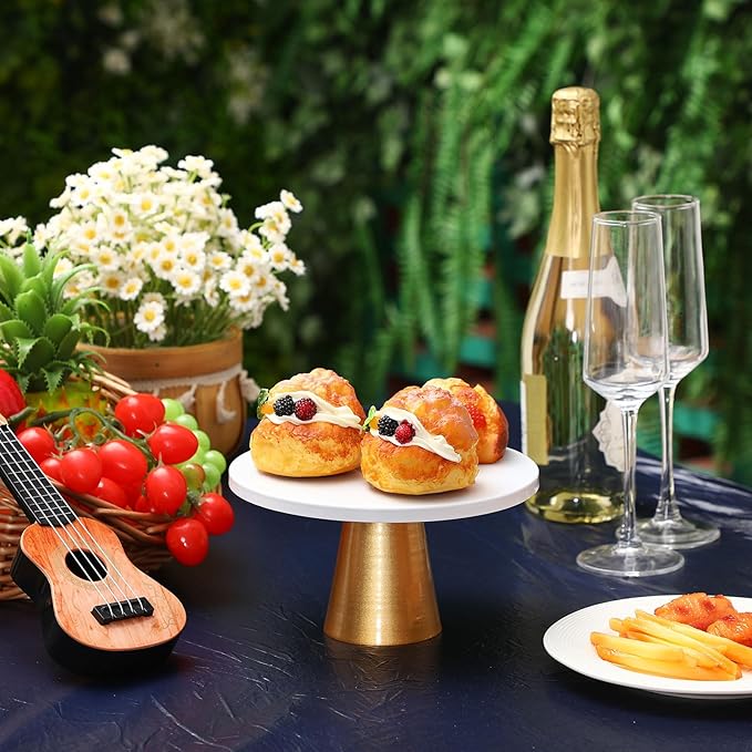 Irenare 3 Pcs Picnic Table and Bench Fitted Tablecloth Cover for 6 Ft Table 30 x 72 Inch Vinyl Fitted Elastic Edges Waterproof Wipeable Tablecloth for Indoor Outdoor Picnics Patio Camping (Navy Blue)