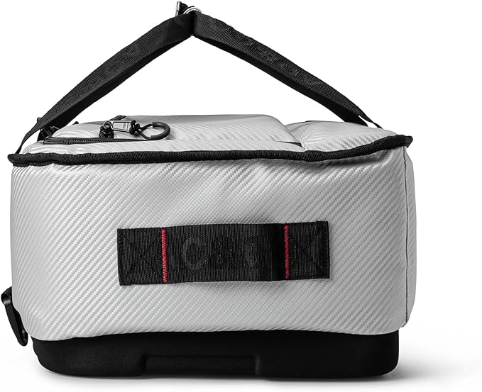 AO Coolers Stow N' Go Cooler, Low-Profile, Leakproof with High-Density Insulation, Holds Ice for 24 Hours, HD Carbon Silver, 38 Pack