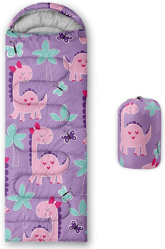 Axolotl Unicorn Sleeping Bag for Kids Boys Girls–Lightweight Warm Cold Weather Sleeping Bags,Waterproof Portable Sleeping Bag with Compression Sack for Camping Backpacking Outdoor Indoor