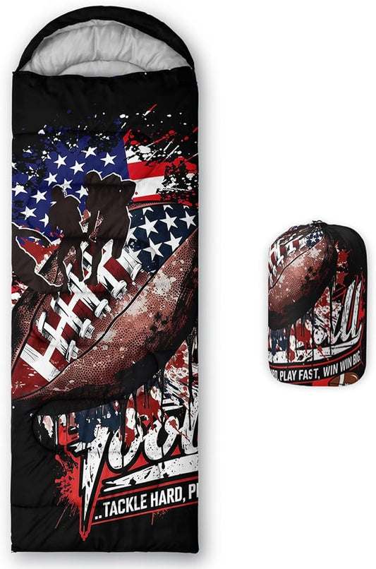 Print sleeping bag,sleeping bags,Outdoor Camping Sleeping Bag，Suitable For Children Boys And Girls Portable,Waterproof,Compact And Lightweight,Great For Outdoor Camping,Backpacking And Hiking