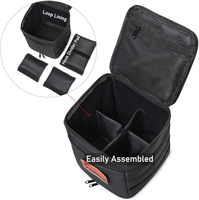 Tactical Camping Storage Bag 7L Utility Tote Bag Trunk Organizer (Black)