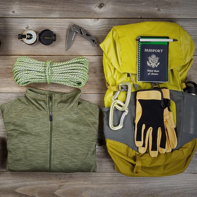 HERCULES Type III Paracord 550 Paracord Rope Parachute Cord, 100' Purple for Camping Cord, Survival Rope