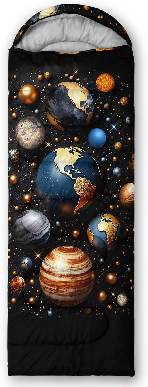 Print sleeping bag,sleeping bags,Outdoor Camping Sleeping Bag，Suitable For Children Boys And Girls Portable,Waterproof,Compact And Lightweight,Great For Outdoor Camping,Backpacking And Hiking