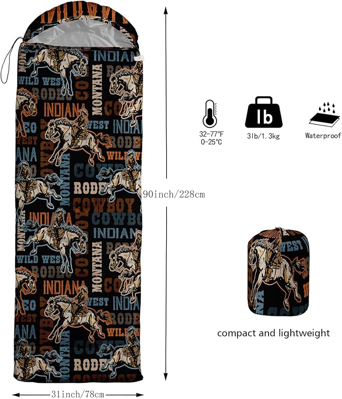 Print sleeping bag,sleeping bags,Outdoor Camping Sleeping Bag，Suitable For Children Boys And Girls Portable,Waterproof,Compact And Lightweight,Great For Outdoor Camping,Backpacking And Hiking