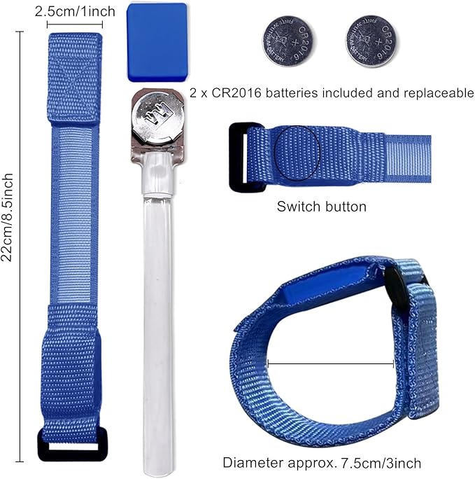 M.best 8pcs LED Light Up Bracelets Glow Flashing Wristbands Glow in The Dark Party Supplies for Wedding, Raves, Concert, Camping,Sporting Events, Party