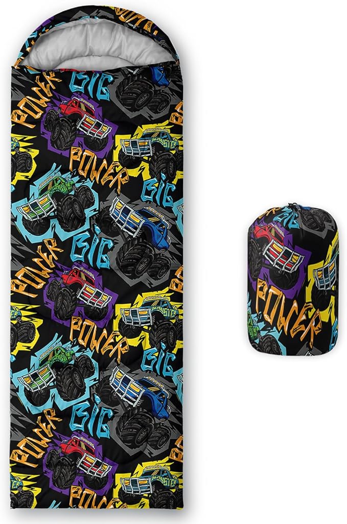 QOOMO Camping Sleeping Bags,3 Season Warm & Cool Weather,Lightweight,Waterproof Sleeping Bags for Adults & Kids,Traveling,and Outdoors,Camping Gear Equipment