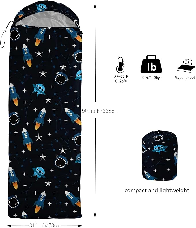 BailiPromise Camping Sleeping Bags,3 Season Warm & Cool Weather,Lightweight,Waterproof Sleeping Bags for Adults & Kids,Traveling,and Outdoors,Camping Gear Equipment