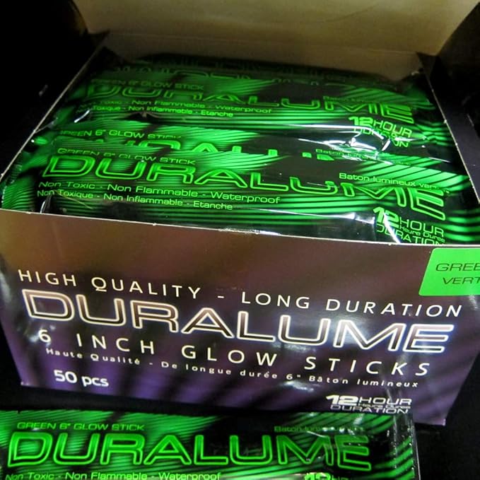 Emergency Glow Sticks - 6 Inch 12 Hour Long Lasting Military Grade Glow Sticks - Bulk Box of 50