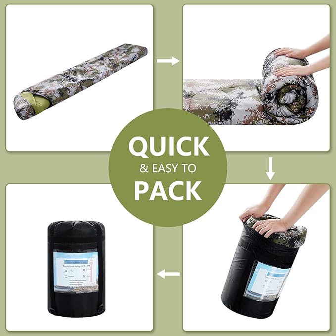 Sleeping Bags for Adults,Kids & Girls-Warm & Cold Weather Lightweight Waterproof Sleeping Bag Backpack with Compact Bag,Great for 3-4 Seasons Hiking,Camping and Outdoor