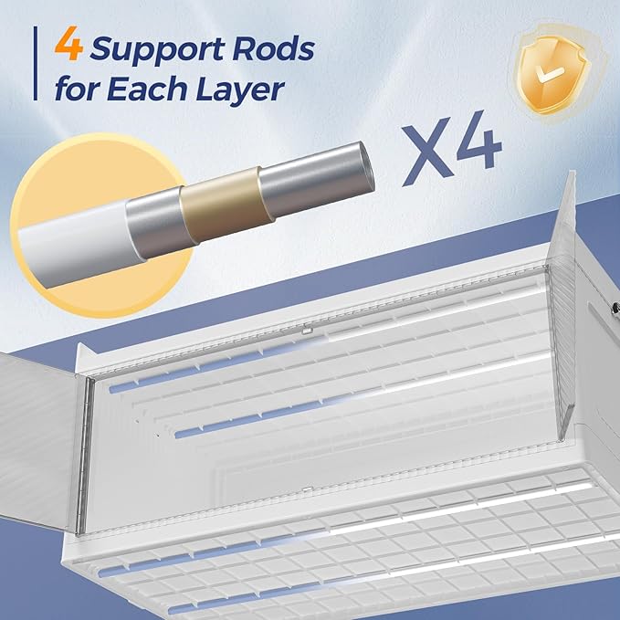 150GAL Extra Large Stackable Storage Bins with Lid, 600QT Plastic Closet Organizer and Storage Cabinet with Wheels and Doors, Folding Storage Box Container for Home Organization, 3Pack White