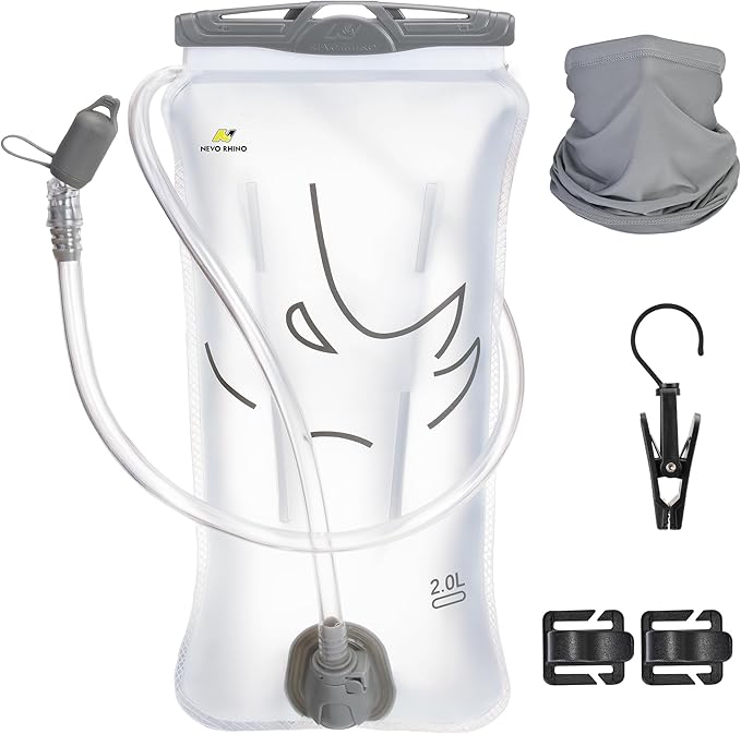 Water Bladder 1.5L-2 Liter, BPA -Free Hydration Bladder for Hiking Backpack, Leak - Proof Water Reservoir Storage Bag for Hiking, Running, Camping & Outdoor Adventures