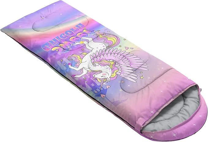 QOOMO Camping Sleeping Bags,3 Season Warm & Cool Weather,Lightweight,Waterproof Sleeping Bags for Adults & Kids,Traveling,and Outdoors,Camping Gear Equipment