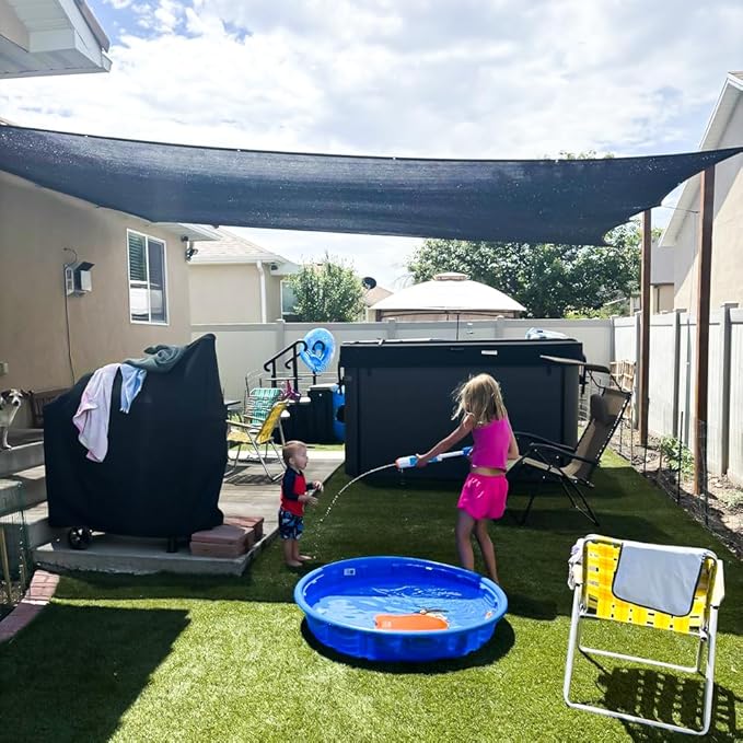 90% Shade Cloth -for Garden Plant,Resistant Shade Neting with Grommets Outdoor Sun Black Shades Cover Shading Antifreezing for Plant Pergola Patio Shade Mesh Tarp Greenhouse Chicken Coop