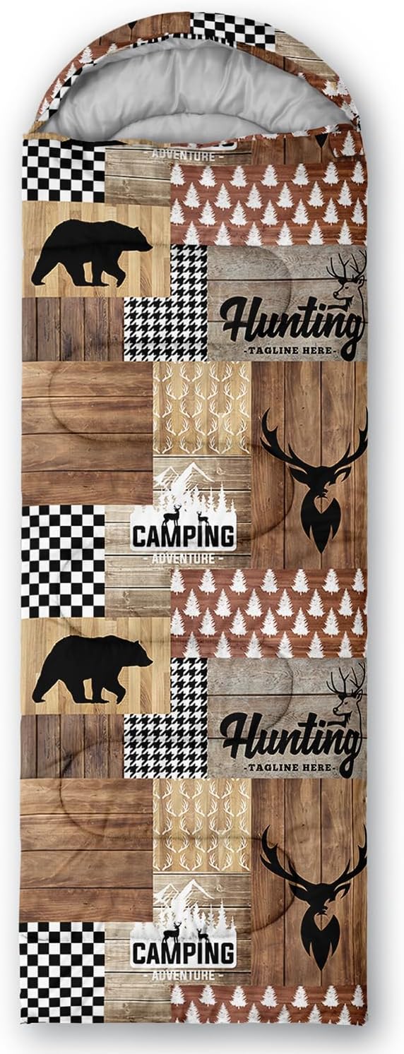 CVHOUSE Camping Sleeping Bags,3 Season Warm & Cool Weather,Lightweight,Waterproof Sleeping Bags for Adults & Kids,Traveling,and Outdoors,Camping Gear Equipment