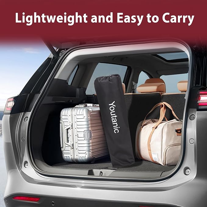 Oversized Camping Chair, Double Folding Loveseat Camping Couch with Pocket, Cup Holder and Carry Bag, Heavy Duty Portable Camping Chairs for Adults, Fishing, Sports, Trip, up to 660lbs, Red