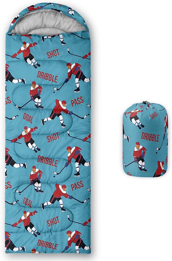 QOOMO Camping Sleeping Bags,3 Season Warm & Cool Weather,Lightweight,Waterproof Sleeping Bags for Adults & Kids,Traveling,and Outdoors,Camping Gear Equipment