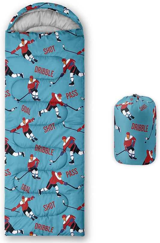 QOOMO Camping Sleeping Bags,3 Season Warm & Cool Weather,Lightweight,Waterproof Sleeping Bags for Adults & Kids,Traveling,and Outdoors,Camping Gear Equipment