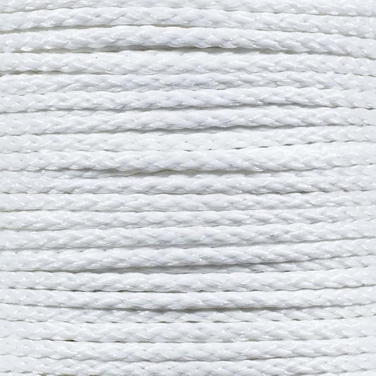 Hollow Braid Polypropylene Rope (5/16 Inch, 1000 Feet, White) - Barrier Rope - Trail Marking, Crowd Control, Golf Courses