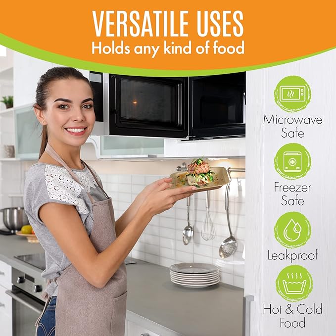 Raj Palm Leaf Bulk Plates like Bamboo plates Disposable, Decorative Compostable Tableware for wedding, Lunch, Dinner, Birthday, Camping, Outdoor (6" 400 | 5 Cases I 2000 Pack))