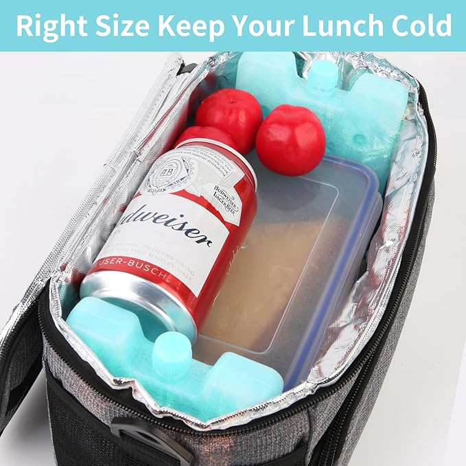 4/8 Pack Ice Packs for Lunch Boxes & Coolers, Slim Reusable Lunchbox Cooler for Women, Quick Freeze Space Saving Freezer Icepack, Long-Lasting Picnic Accessories Small Cold Pack, Travel Essentials
