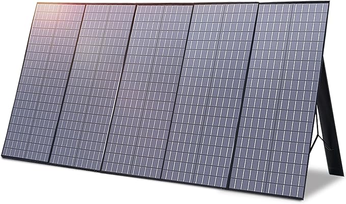 ALLPOWERS S2000 Portable Power Station, with 400W SP037 Foldable Solar Panel, 1500Wh/2000w Battery Backup, Solar Power Bank for 11 Devices, for Outdoor Camping, Traveling, Emergencies