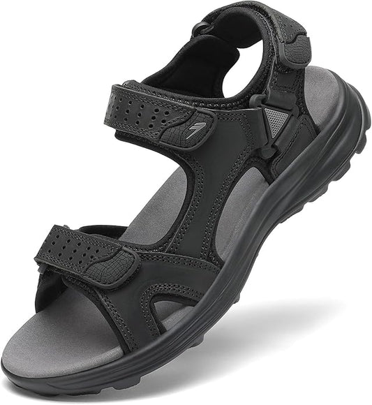 FLARUT Men's Sport Sandals Outdoor Hiking Sandal Open Toe Walking Sandals for Summer Beach Water Shoes