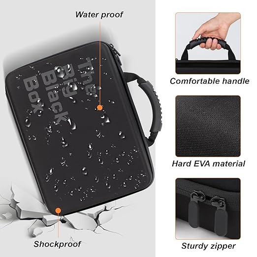 Battery Organizer, Battery Organizer Storage Case with Tester BT-168, Waterproof Battery Holder Box Holds, Battery Case Organizer 145+ AA AAA C D 9V Batteries (Batteries are Not Included)