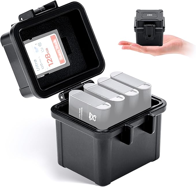 NP-BX1 LI-92B LI-90B DB-110 Battery Memory Card Case, Portable Digital Camera Battery Organizer for 4 x Sony NP-BX1 Ricoh DB-110 Canon NB-13L Olympus LI-90B LI-92B Battery, 1 x SD & 2 x Micro SD Card
