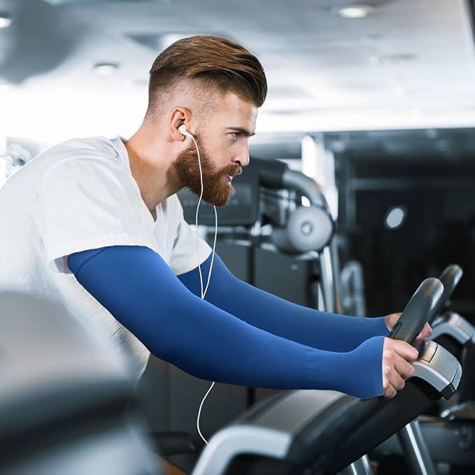 GOUNOD Gardening Sleeves to Cover Arms for Women with Thumb Holes-Sun Protection SPF Cooling Driving UV Blocking