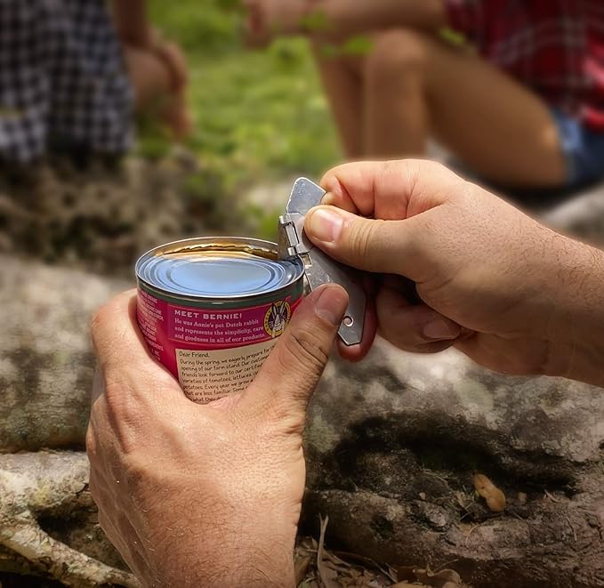 Tapirus - 5 Spork Of Steel Utensils Set - 8-inch Long Durable & Rust Proof Stainless Steel Spoon, Fork & Knife Flatware - For Camping, Fishing, & Hunting - With Bottle Opener & Carrying Case