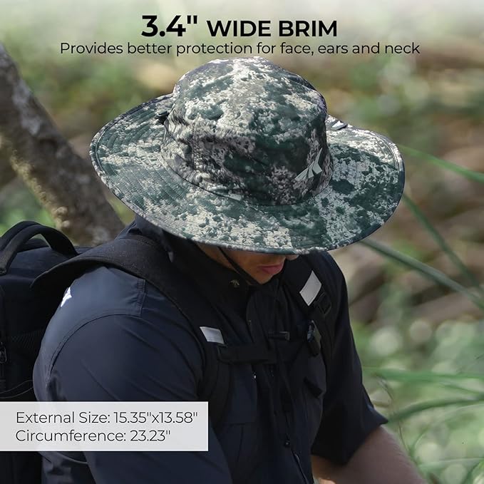 KastKing Sol Armis UPF 50 Boonie Hat - Sun Protection, Fishing, Beach & Hiking, Paddling, Rowing, Kayaking