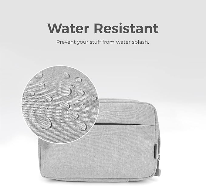 pack all Electronic Organizer, Cable Organizer Bag, Cord Travel Organizer for Cables, Chargers, Phones, USB cords, SD Cards (Black)