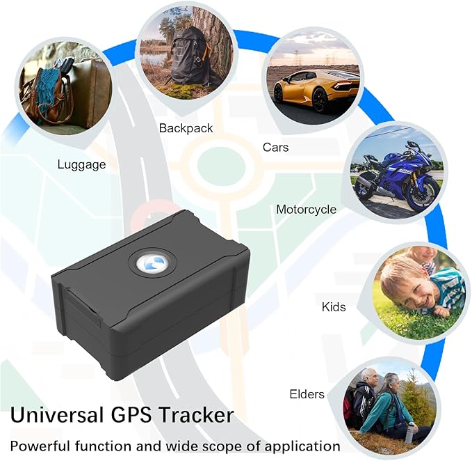 GPS Tracker for Vehicles Cars Long Battery Life to 90 Days, Strong Magnet, Unlimited Range, Geo-Fence, 4G Real Time Car Tracker Device Hidden Vehicle Tracking Devices, Subscription Needed