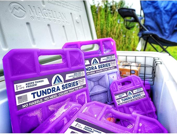 Arctic Ice Tundra Series Long Lasting Reusable Ice Pack - 5° Fahrenheit Cooling Point - Designed to Maintain Freezer-Like Temperatures in Coolers
