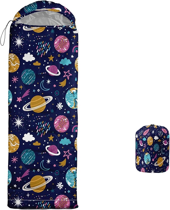 Print sleeping bag,sleeping bags,Outdoor Camping Sleeping Bag，Suitable For Children Boys And Girls Portable,Waterproof,Compact And Lightweight,Great For Outdoor Camping,Backpacking And Hiking