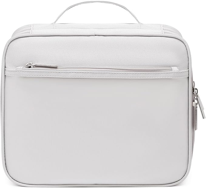 mygreen Electronic Bag Travel Cable Accessories Bag Waterproof Triple Layer Electronics Organizer Portable Storage Case for Cable, Cord, Charger, Phone, Adapter, Power Bank, Kindle, Hard Drives Gray