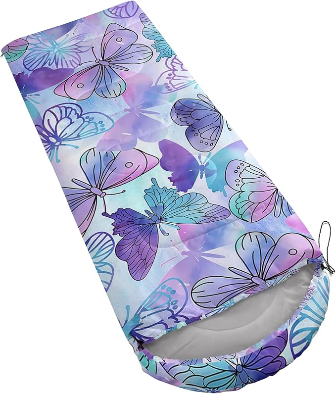 QOOMO Camping Sleeping Bags,3 Season Warm & Cool Weather,Lightweight,Waterproof Sleeping Bags for Adults & Kids,Traveling,and Outdoors,Camping Gear Equipment