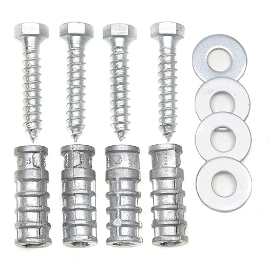 Global Industrial 36 Gallon Outdoor Slatted Steel Round Trash Can with Flat Lid, Plastic Liner & Anchor Kit Included, 28" W x 36" H, Commercial & Industrial Trash Can, Green