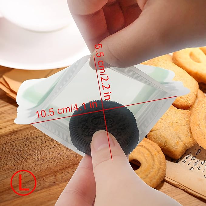 Enkrio 20 Pack Reusable Mason Jar Bags Reusable Mason Jar Zipper Bags Food Storage Bag for Kitchen Food Snack Sandwich Leakproof Snacks Food Saver Bags