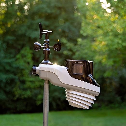 AcuRite Atlas Professional Weather Station with Direct-to-Wi-Fi HD Display, Lightning Detection, Built-In Barometer, and Temperature, Humidity, Wind Speed/Direction and Rainfall Measurements (01001M)