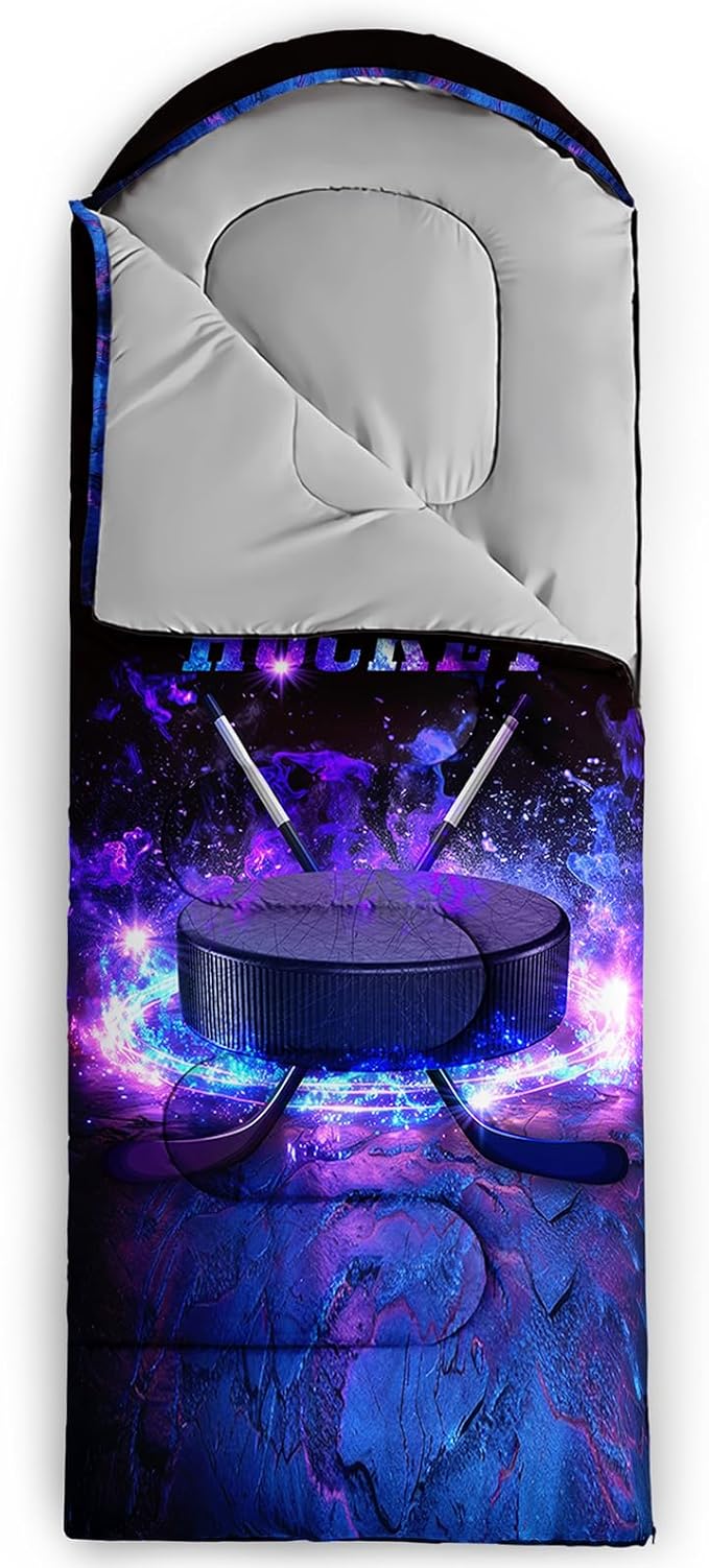 QOOMO Camping Sleeping Bags,3 Season Warm & Cool Weather,Lightweight,Waterproof Sleeping Bags for Adults & Kids,Traveling,and Outdoors,Camping Gear Equipment